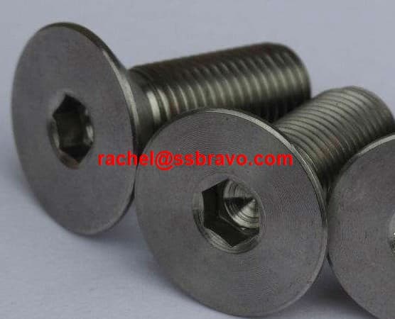 hastelloy 2_4819 countersunk socket screws